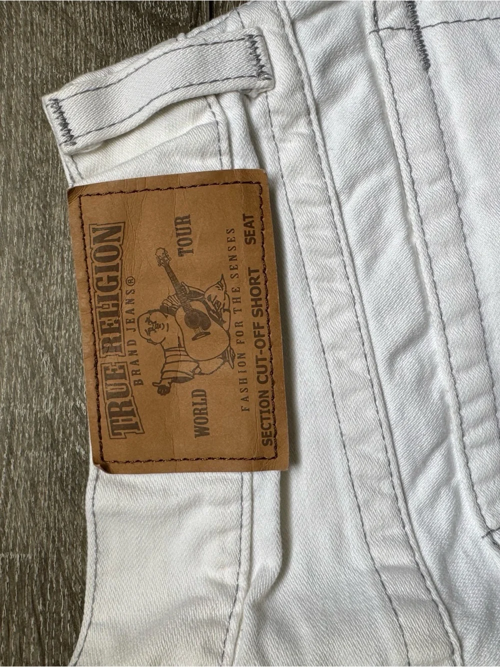True Religion White Denim Jeans - 32 Waist